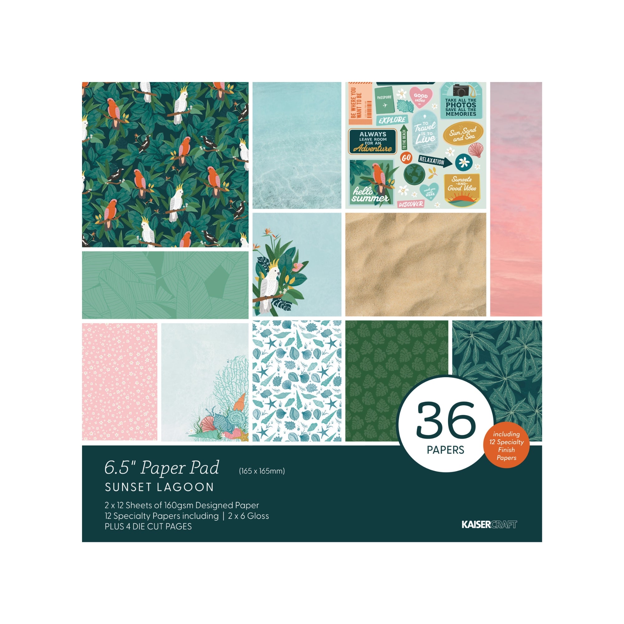 Sunset Lagoon 6.5 Paper Pad